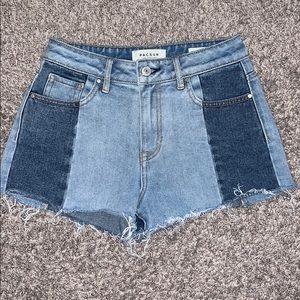 Blue jean shorts